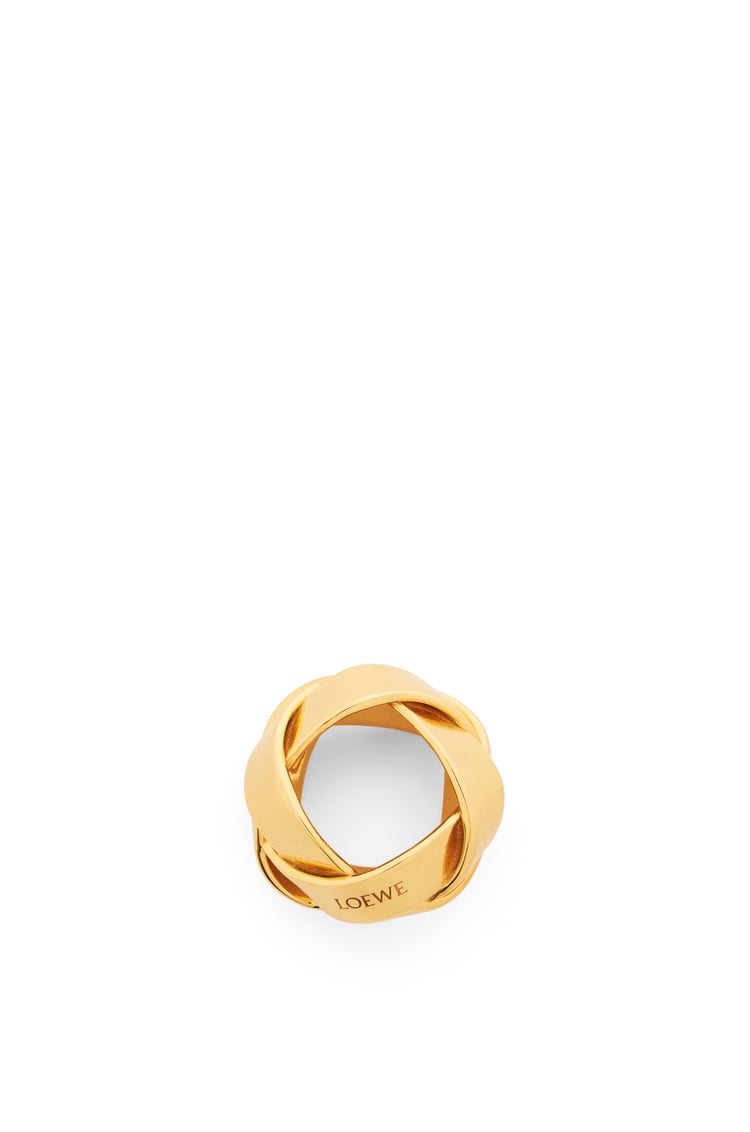 LOEWE Chunky Nest ring in sterling silver Gold