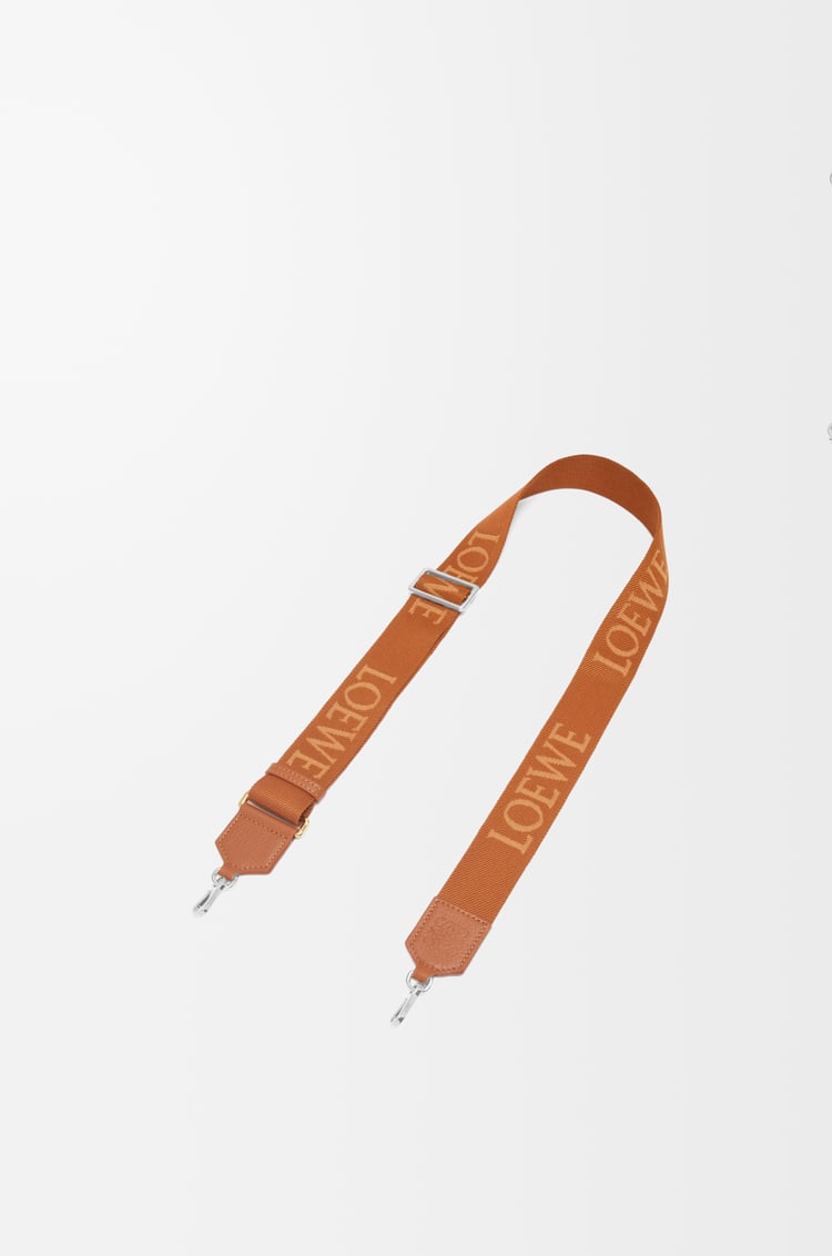 LOEWE LOEWE ウェビング ストラップ（ウール&カーフ） タン/パラジウム