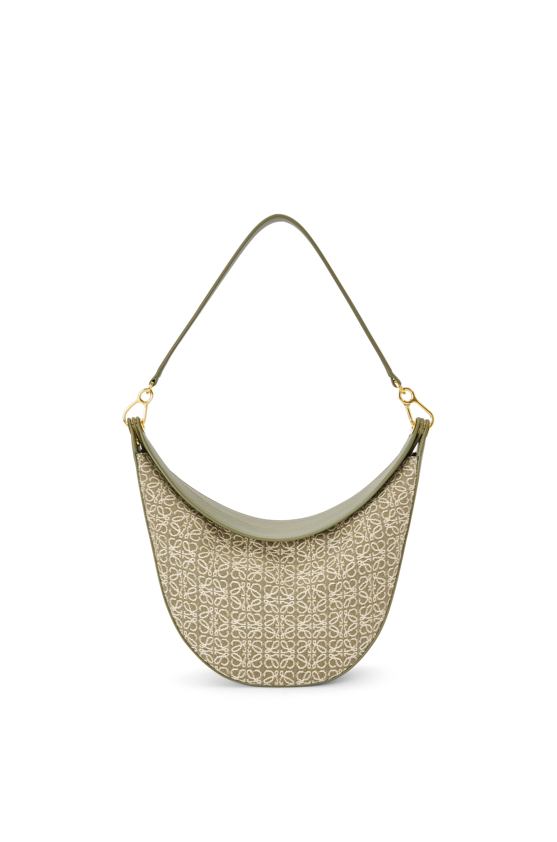 LOEWE Luna bag in Anagram jacquard and classic calfskin