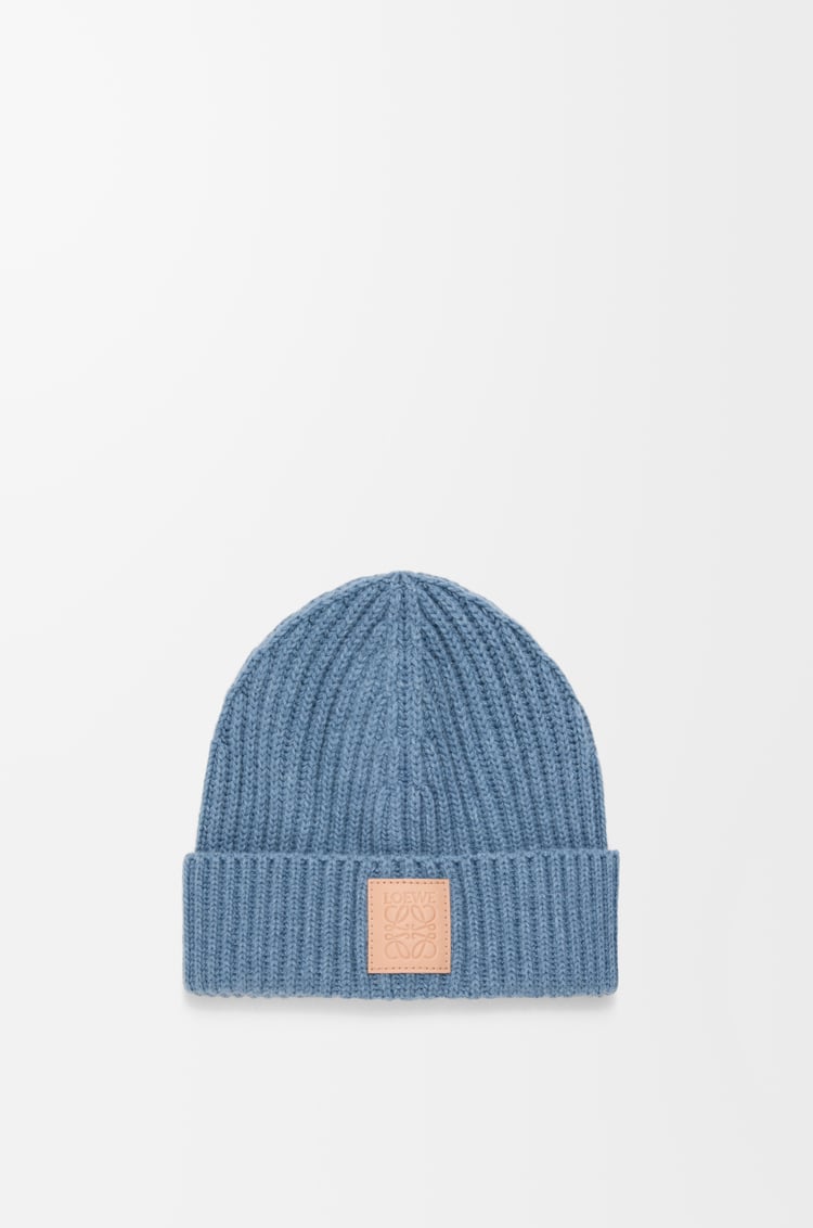 LOEWE Beanie in cashmere Denim Blue