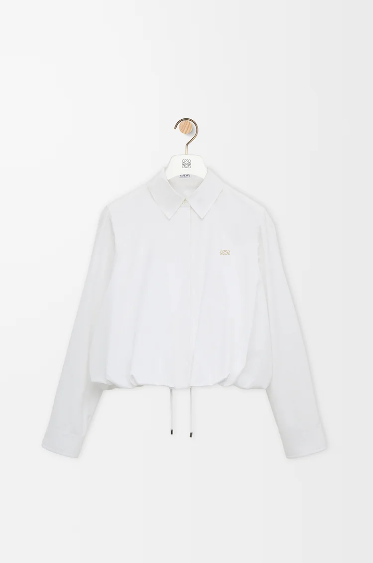 LOEWE Camisa en algodón Blanco
