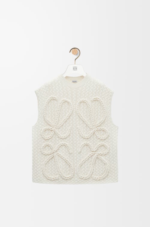 LOEWE Vest in wool White