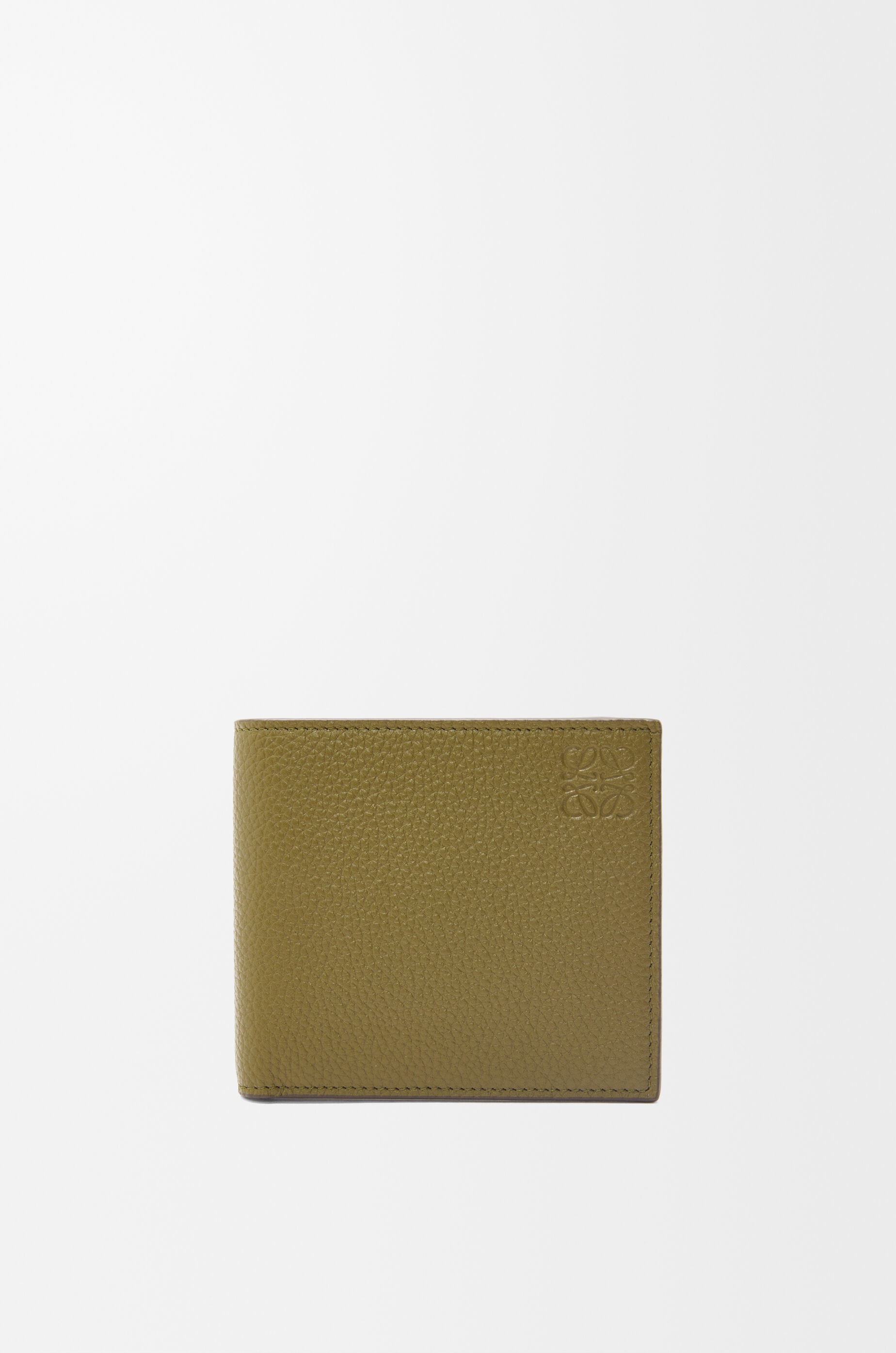 バイフォールド コインウォレット（ソフトグレインカーフ） オリーブ - LOEWE