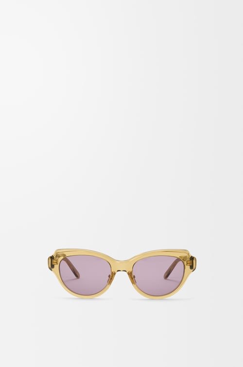 LOEWE Gafas de sol Swan Slim Oliva Transparente