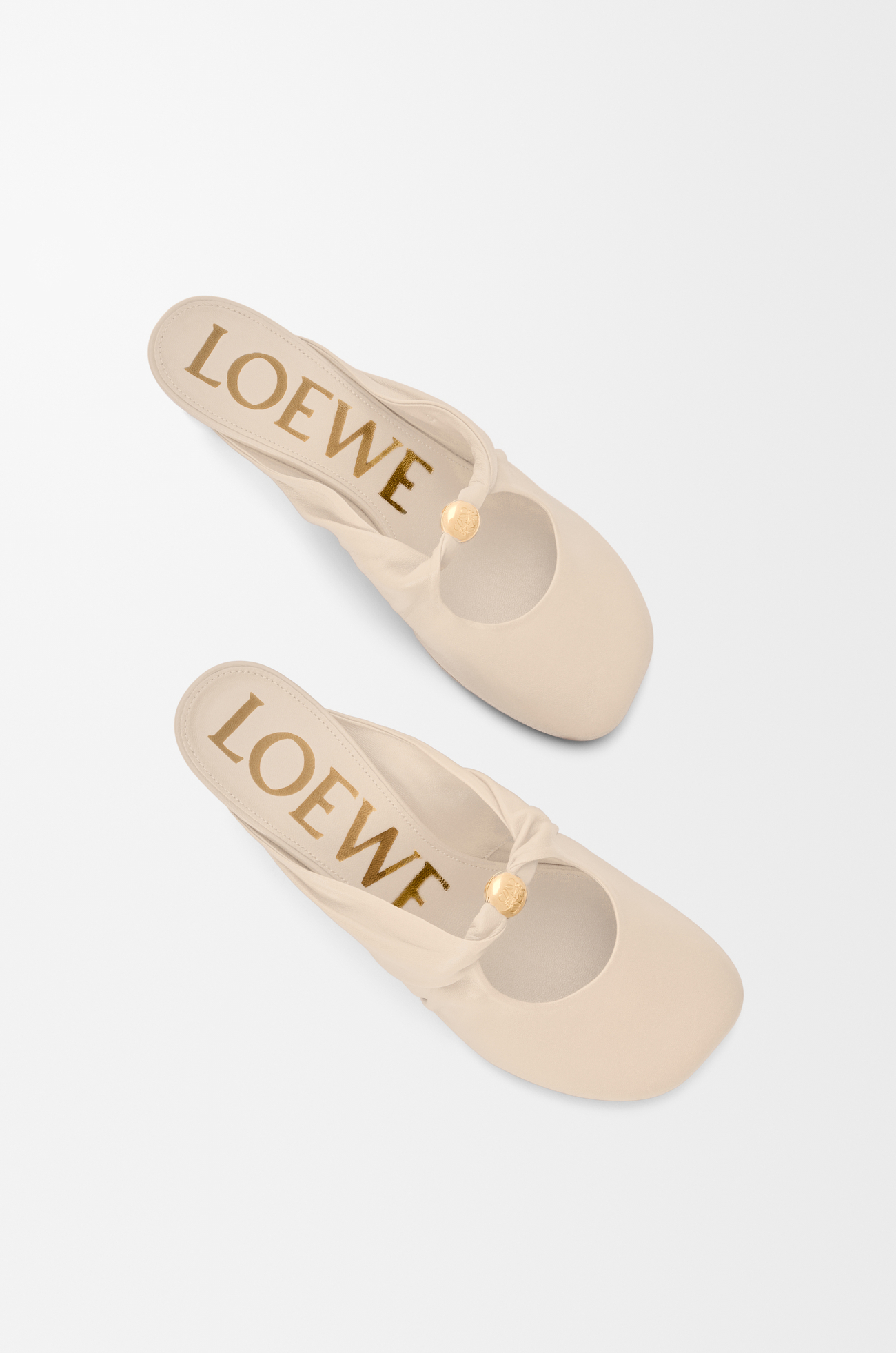 LOEWE Mule Pebble Soft en piel napa de cordero Masa