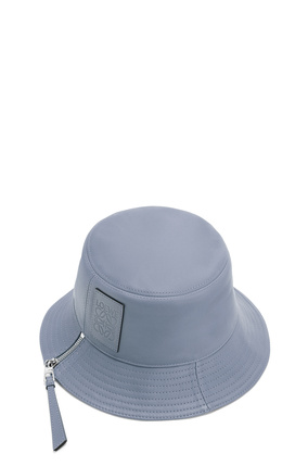 LOEWE Sombrero de pescador en piel napa Azul Atlantico plp_rd