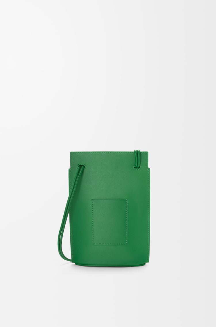 LOEWE ペブル ダイス ポケット（クラシックカーフ） トロピカルグリーン/ホワイト