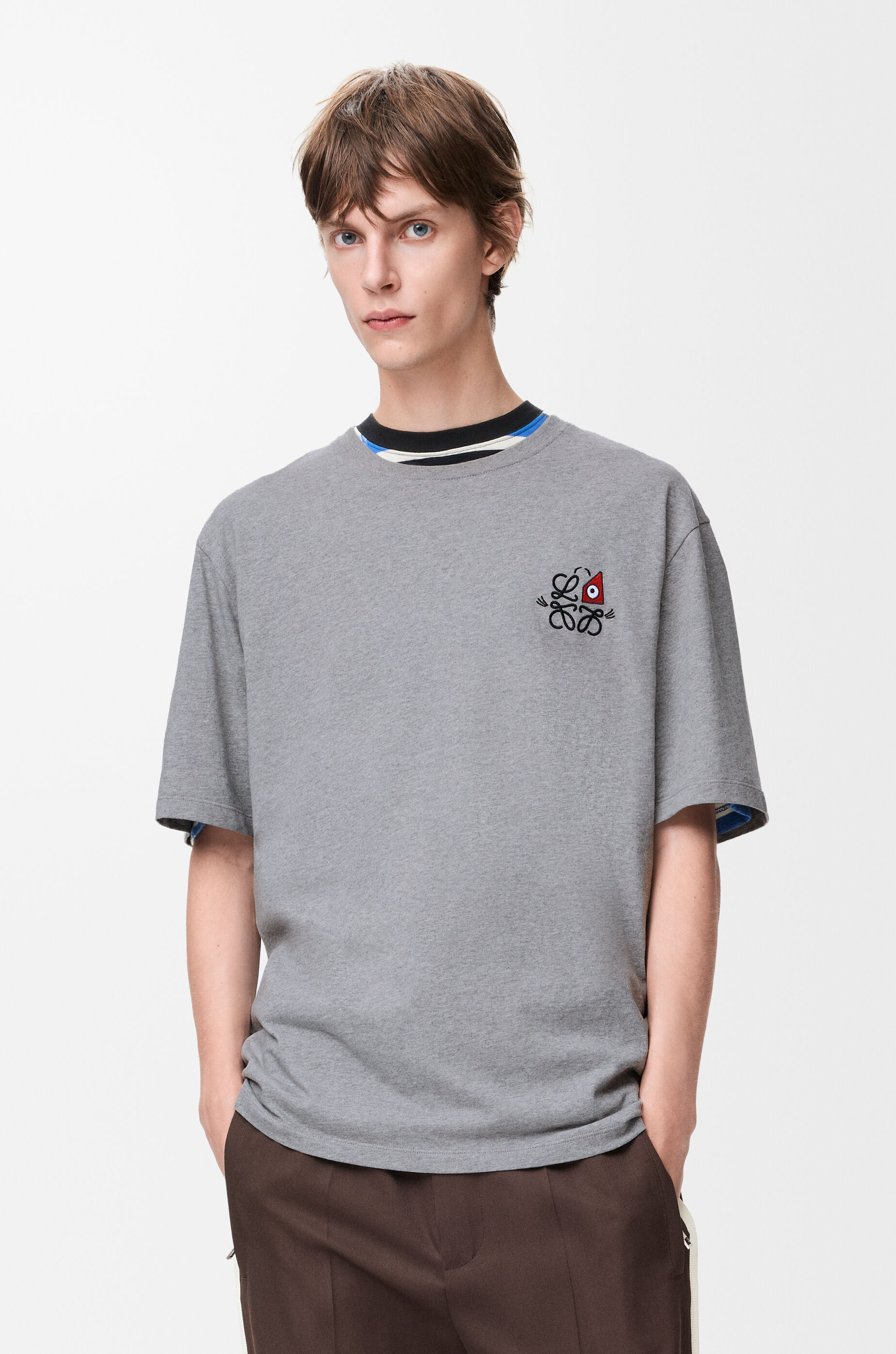 loewe ルーズフィット Tシャツ（コットン） ルーズフィット Tシャツ（コットン） グレー - LOEWE