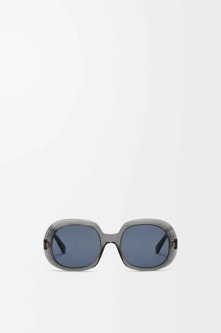 LOEWE Gafas de sol Mini Anagram Steps Square Transparent Asphalt