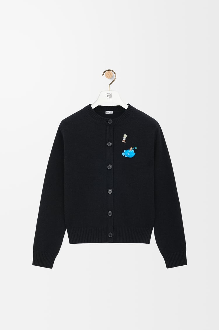 LOEWE Cardigan in wool Black
