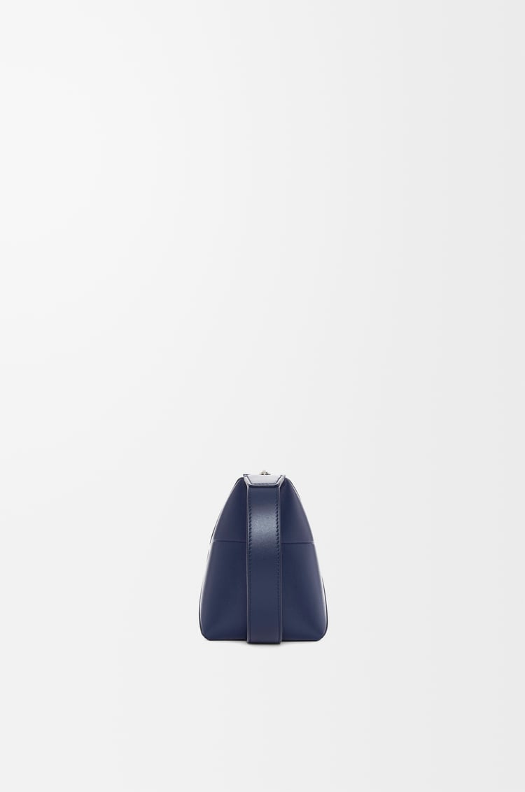 LOEWE Puzzle Fold wash bag in shiny calfskin Abyss Blue