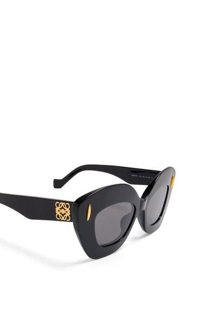LOEWE Retro Screen sunglasses in acetate Black plp_rd