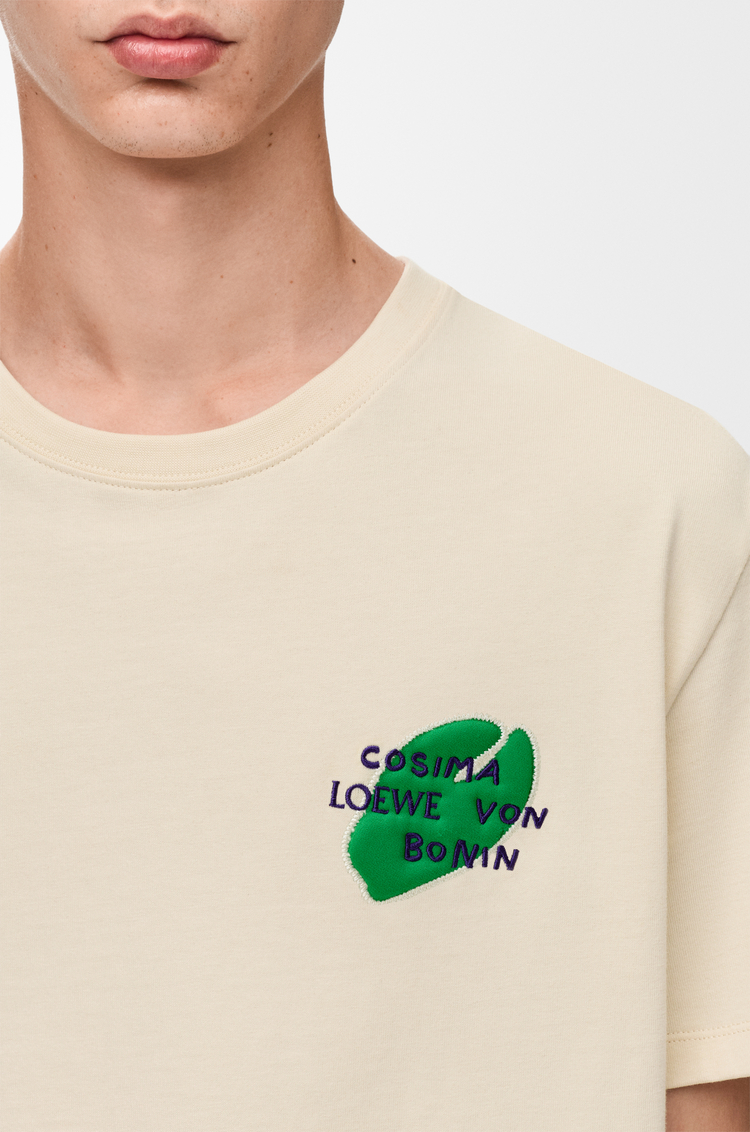 LOEWE Relaxed fit T-shirt in cotton Ecru