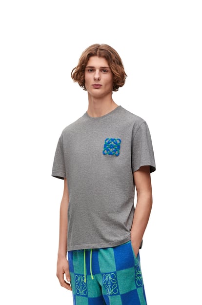 LOEWE Relaxed fit T-shirt in cotton Grey Melange plp_rd