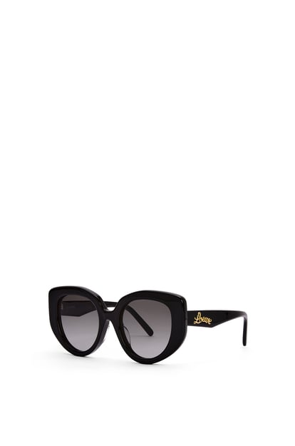 LOEWE Butterfly sunglasses in acetate Black plp_rd