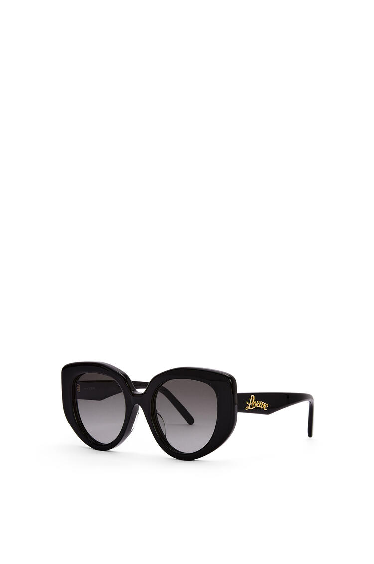 LOEWE Butterfly sunglasses in acetate Black