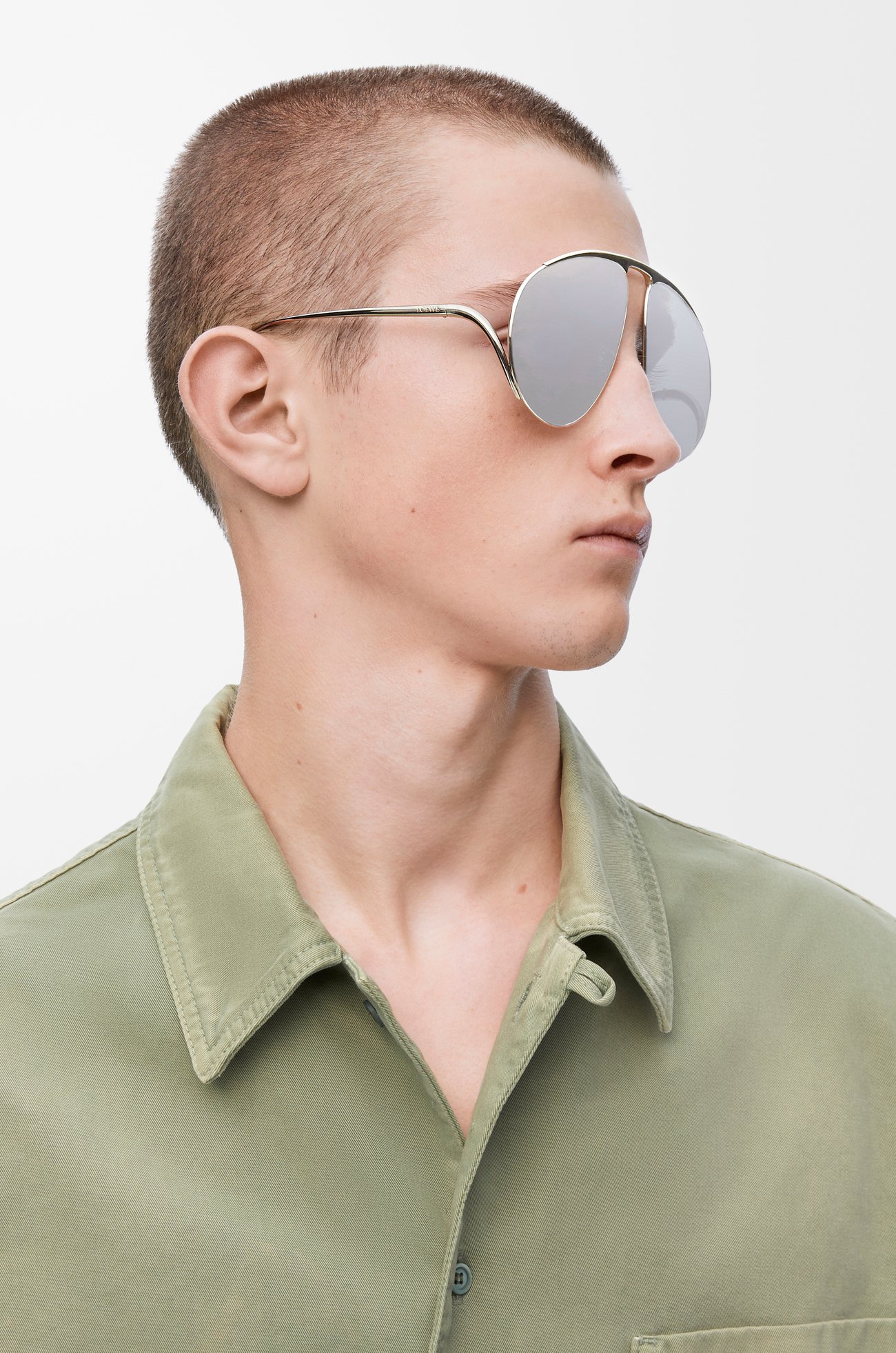 LOEWE Hillock sunglasses Silver
