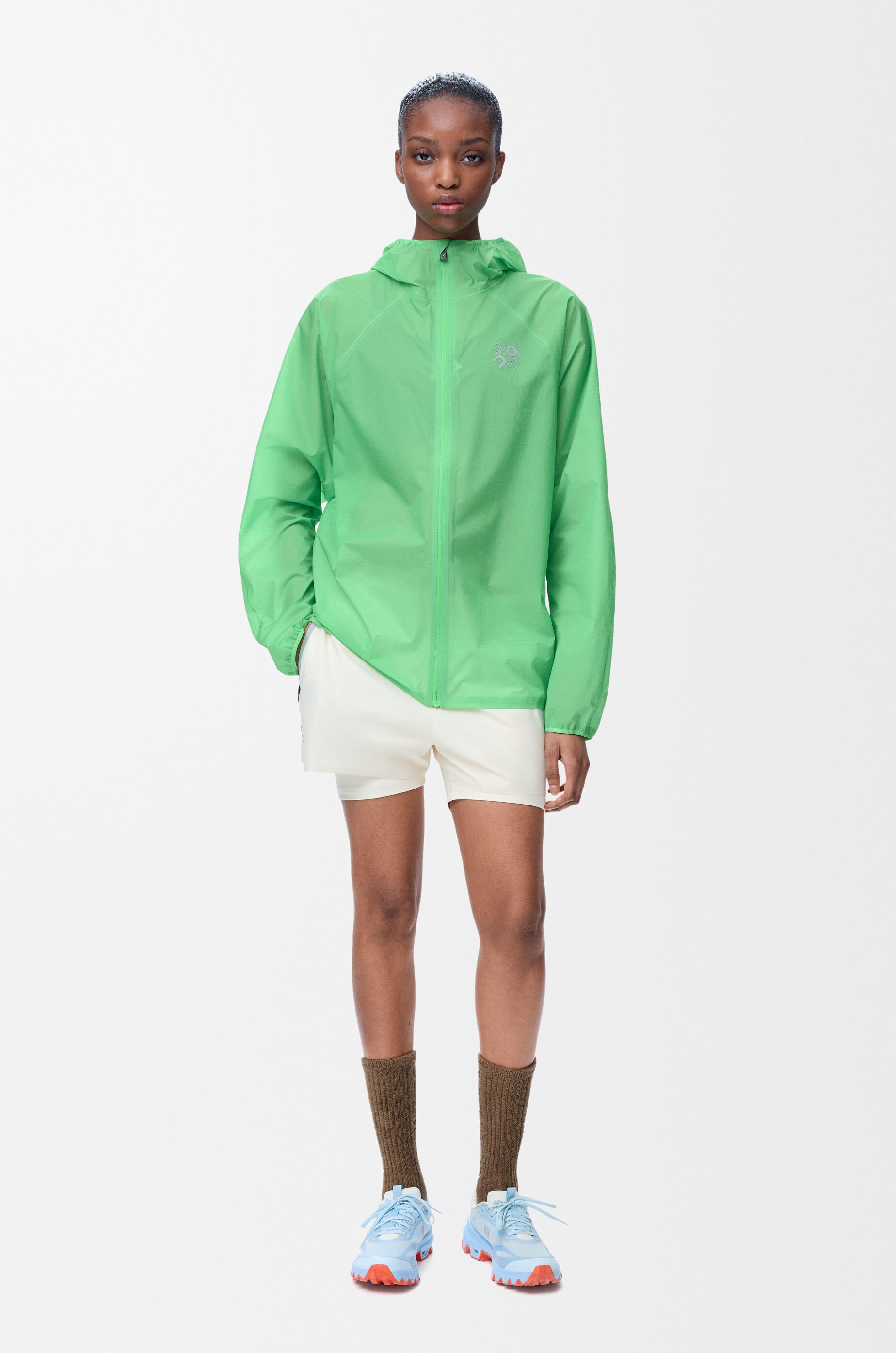 Ultra jacket in technical shell Green - LOEWE