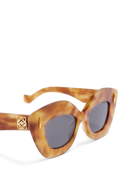 LOEWE Retro Screen sunglasses in acetate Shiny Blonde Havana/Smoke plp_rd