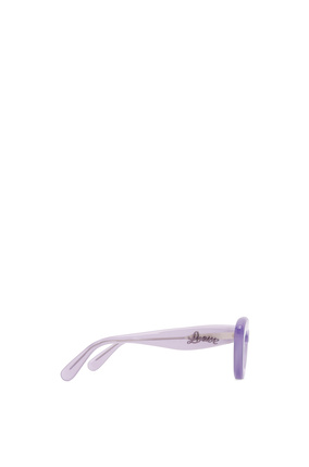 LOEWE Cat's eye sunglasses in acetate Lilac