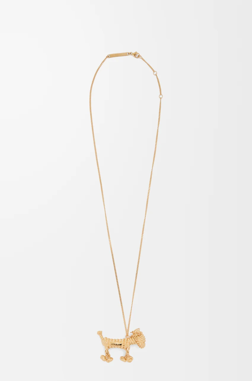 Sausage dog necklace
