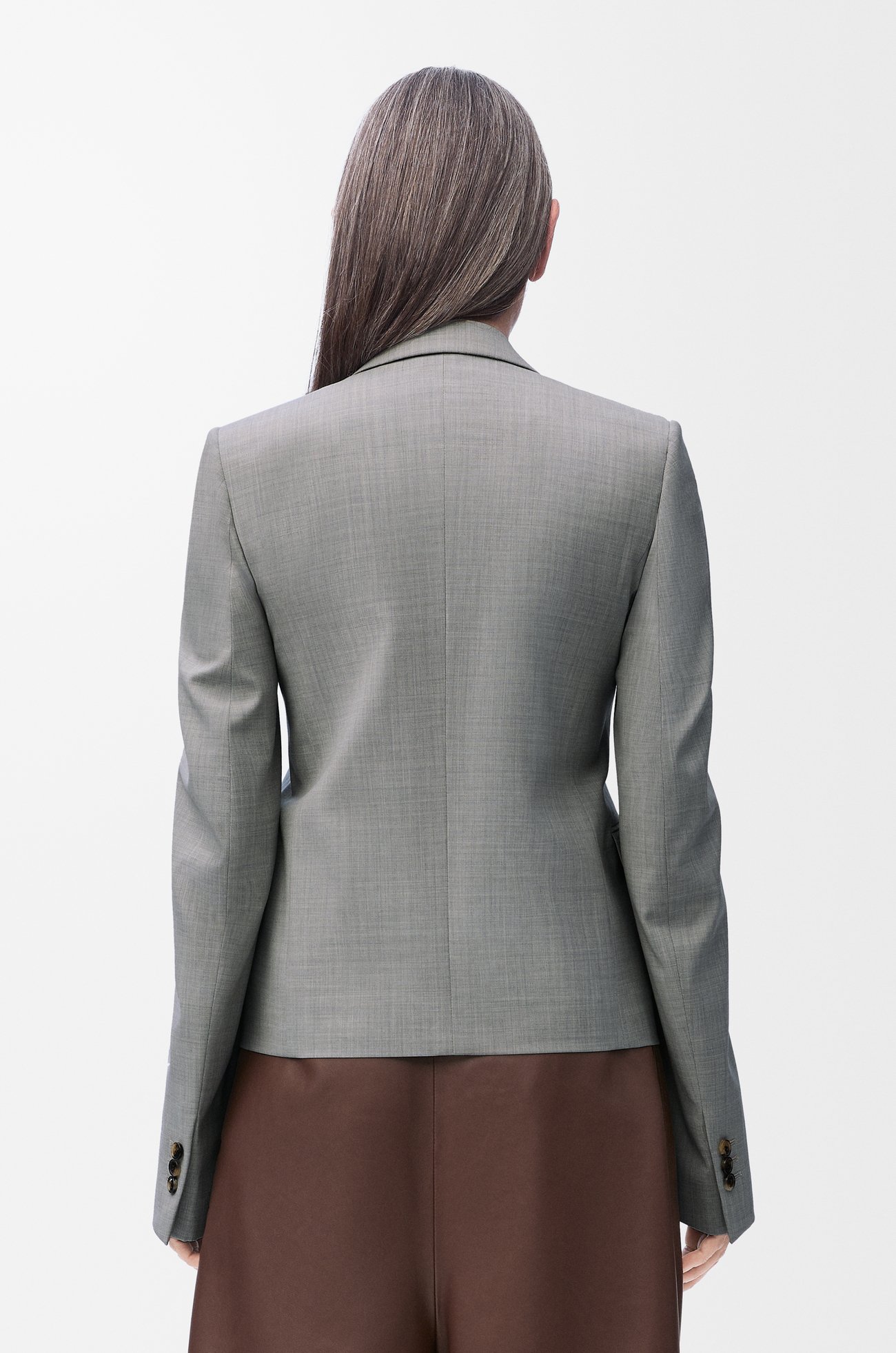 LOEWE Jacket in wool Light Grey plp_rd