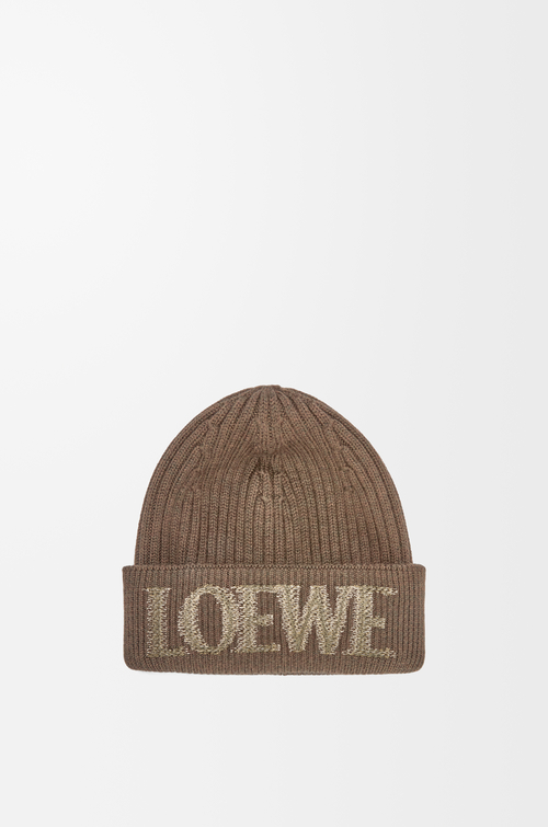 LOEWE LOEWE beanie in wool Light Brown