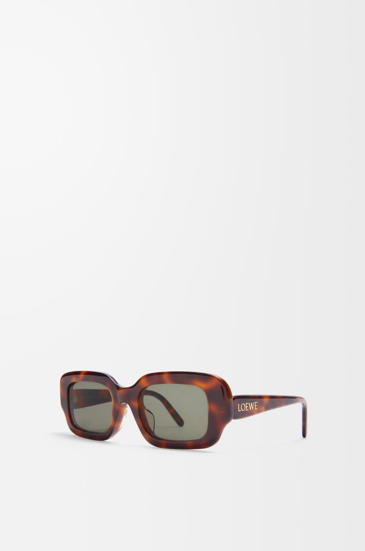 LOEWE Rectangular Slim sunglasses Havana