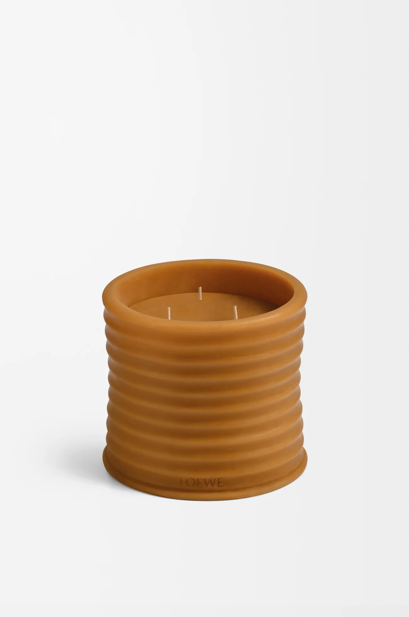 LOEWE Medium Bronze beeswax candle Amber