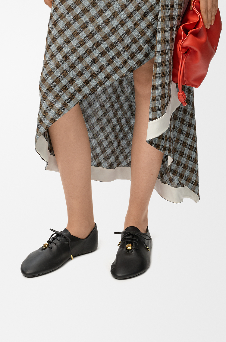 LOEWE Zapato Pebble Soft en piel napa de ternera Negro