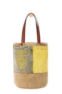 LOEWE Rope tote in textile Yellow/Multicolour pdp_rd