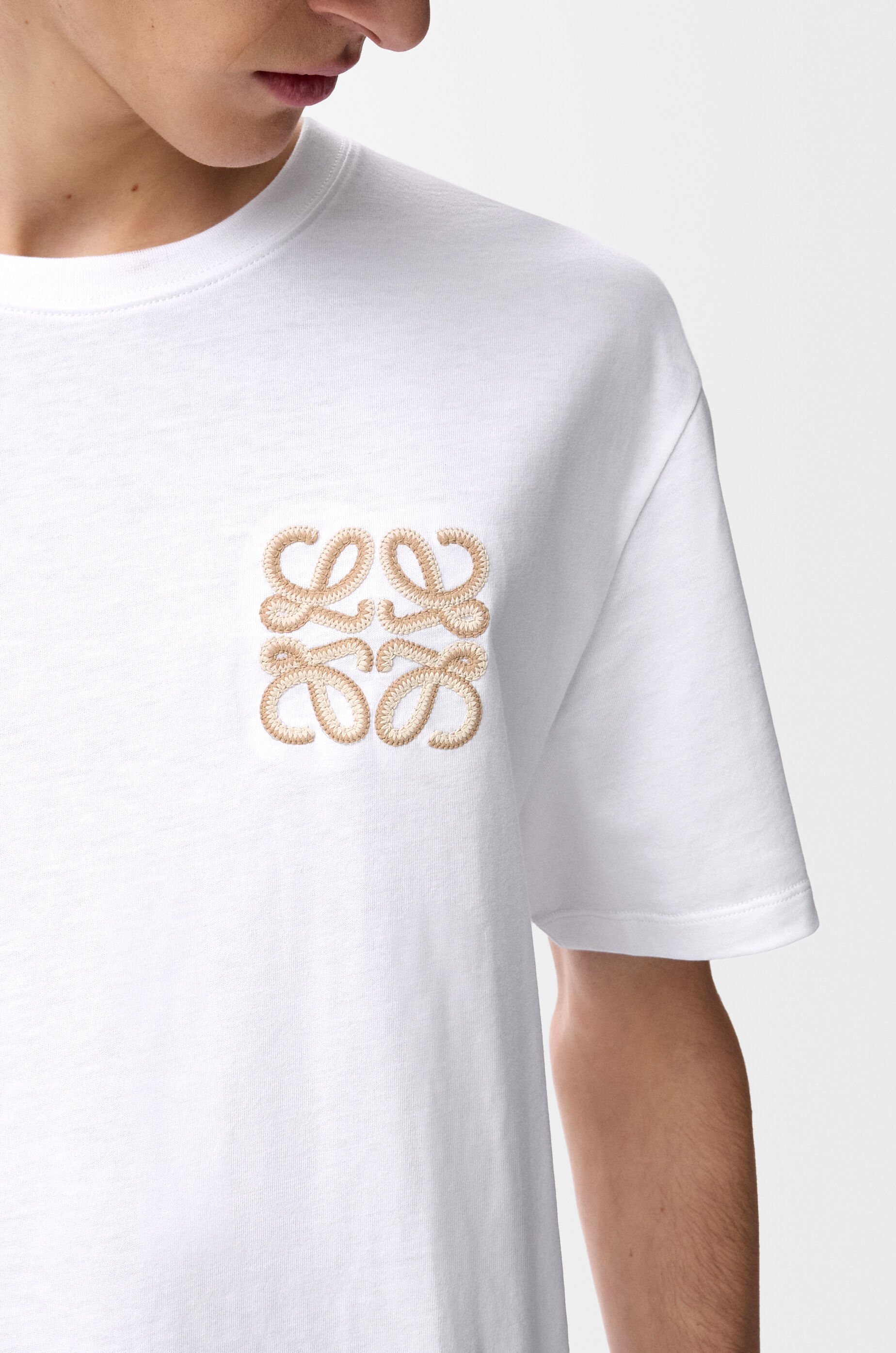 Relaxed fit T-shirt in cotton White - LOEWE USA Official Website