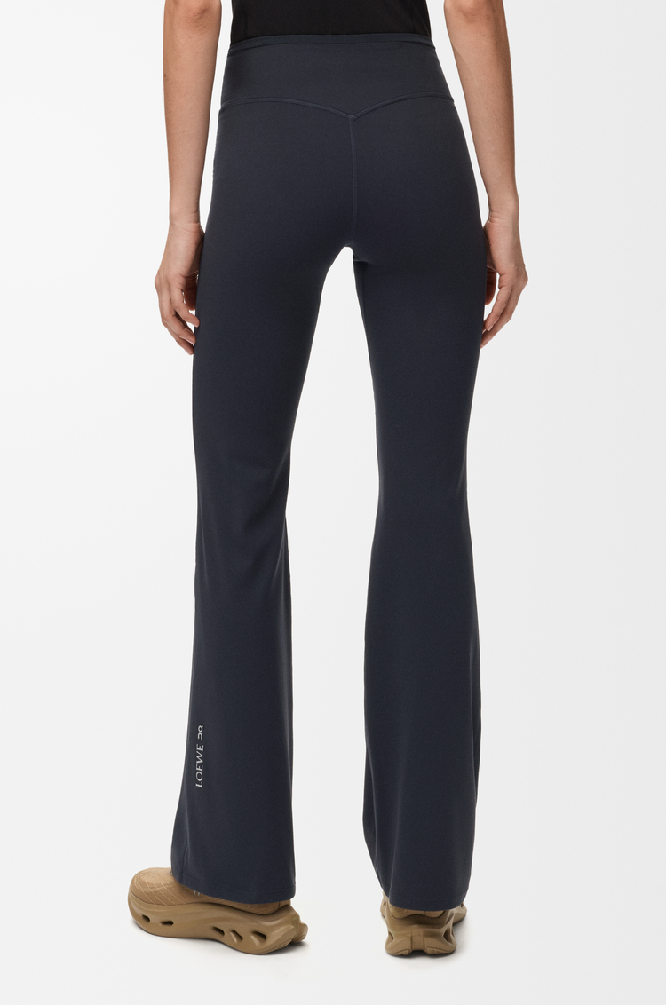 LOEWE Bootleg trousers in stretch jersey Black