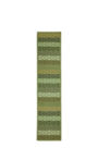 LOEWE Pañuelo de líneas Anagram en lana, seda y cashmere Verde/Multicolor