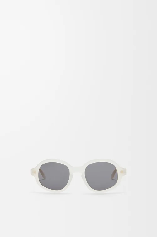 LOEWE Delta Slim sunglasses Milky Ivory