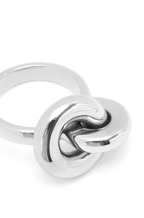 LOEWE Donut link ring in sterling silver Silver