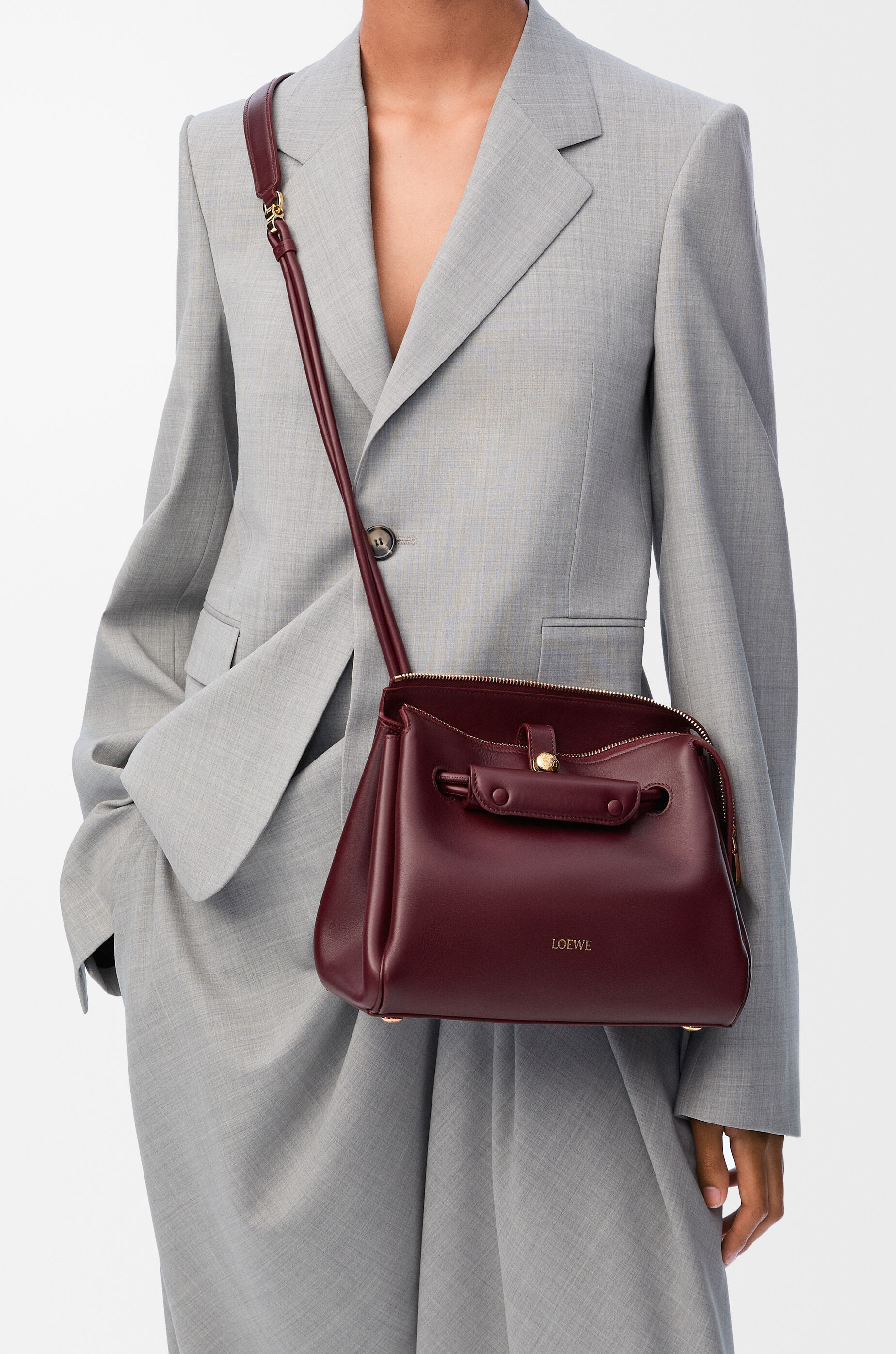 Small Madrid bag in supple calfskin Red - LOEWE Small Madrid bag in supple calfskin Red - LOEWE