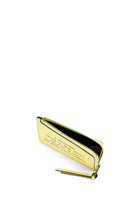 LOEWE Words coin cardholder in classic calfskin Light Yellow plp_rd