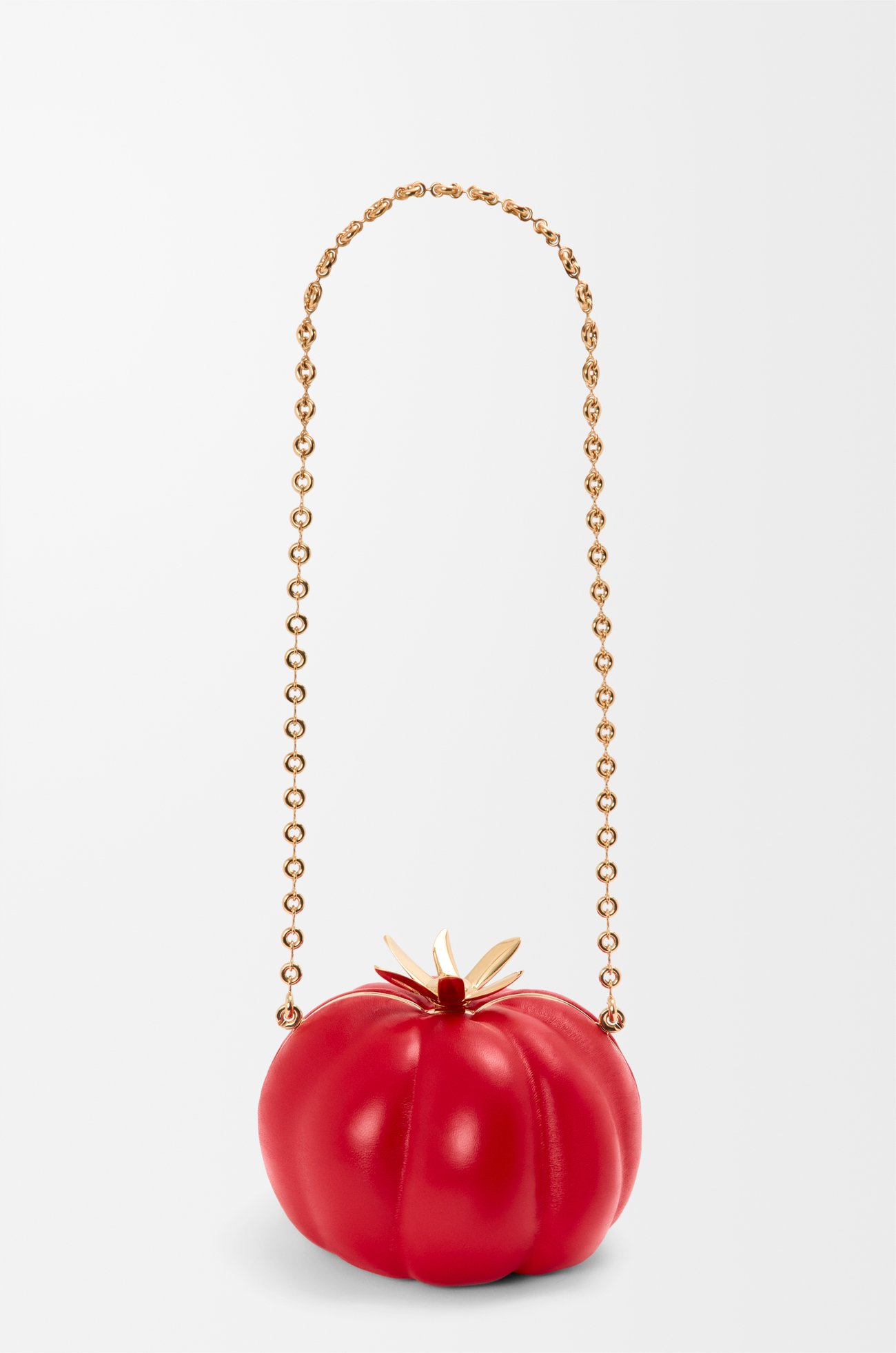 LOEWE Tomato clutch in nappa lambskin Red