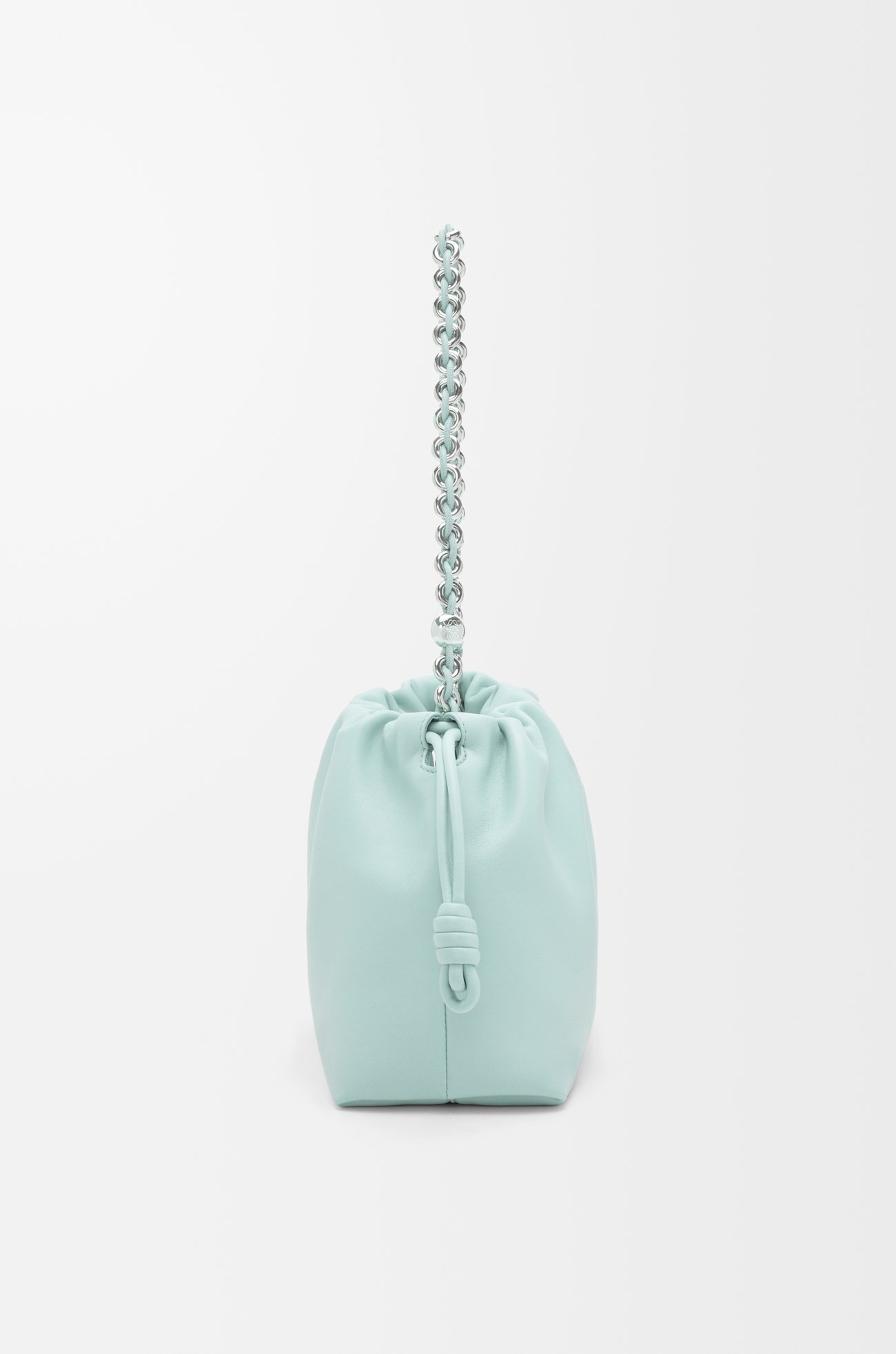 LOEWE Medium Flamenco purse in mellow nappa lambskin Frozen