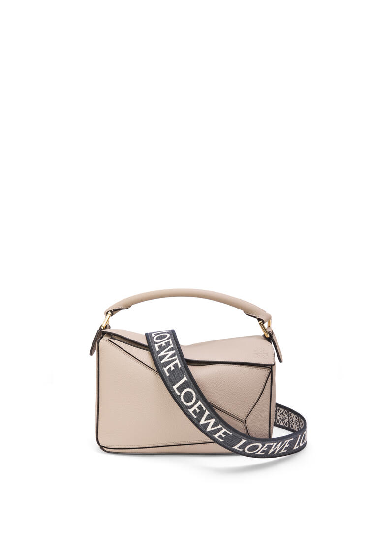 LOEWE Small Puzzle bag in soft grained calfskin Sand