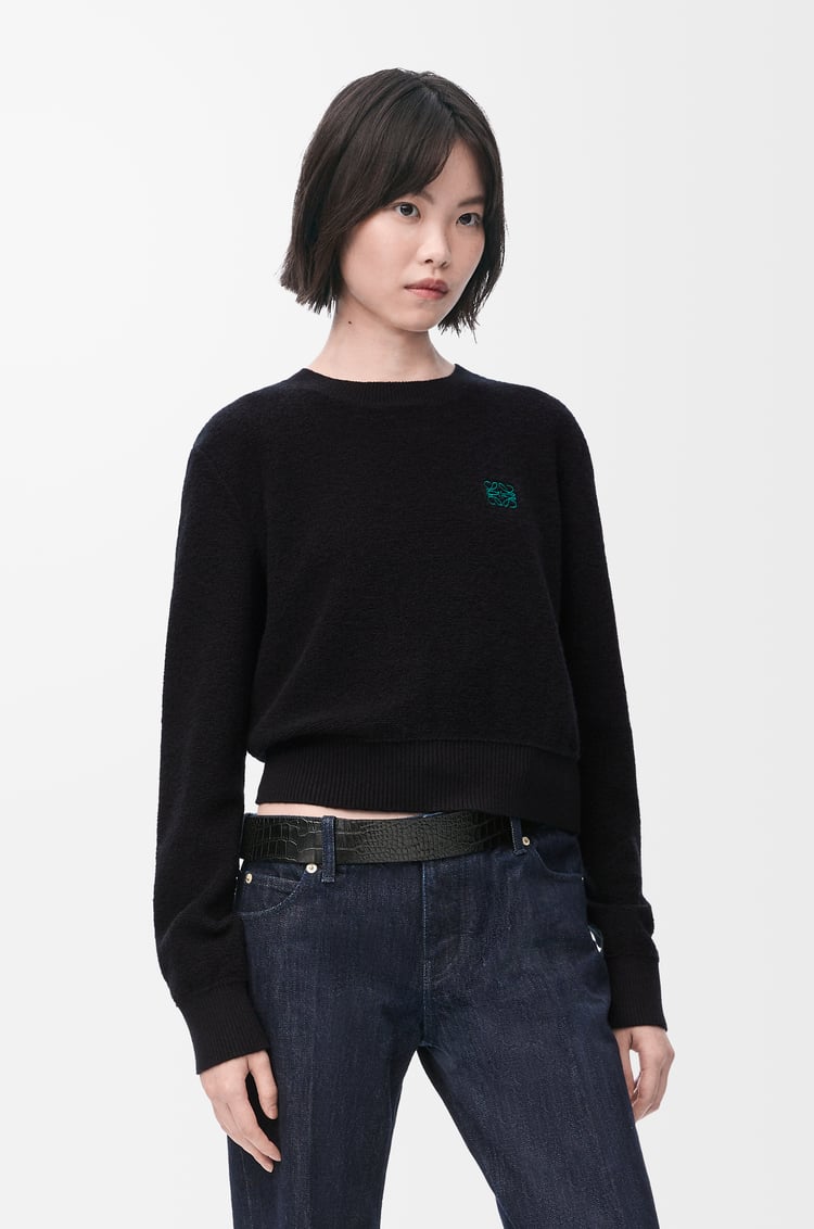 LOEWE Pull Anagram en laine Noir