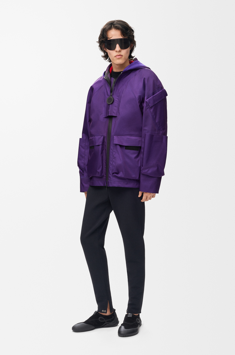 LOEWE Veste en tissu technique Violet