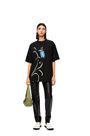LOEWE Bluebell T-shirt in cotton Black pdp_rd