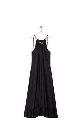 LOEWE Ruffle dress in viscose Black plp_rd