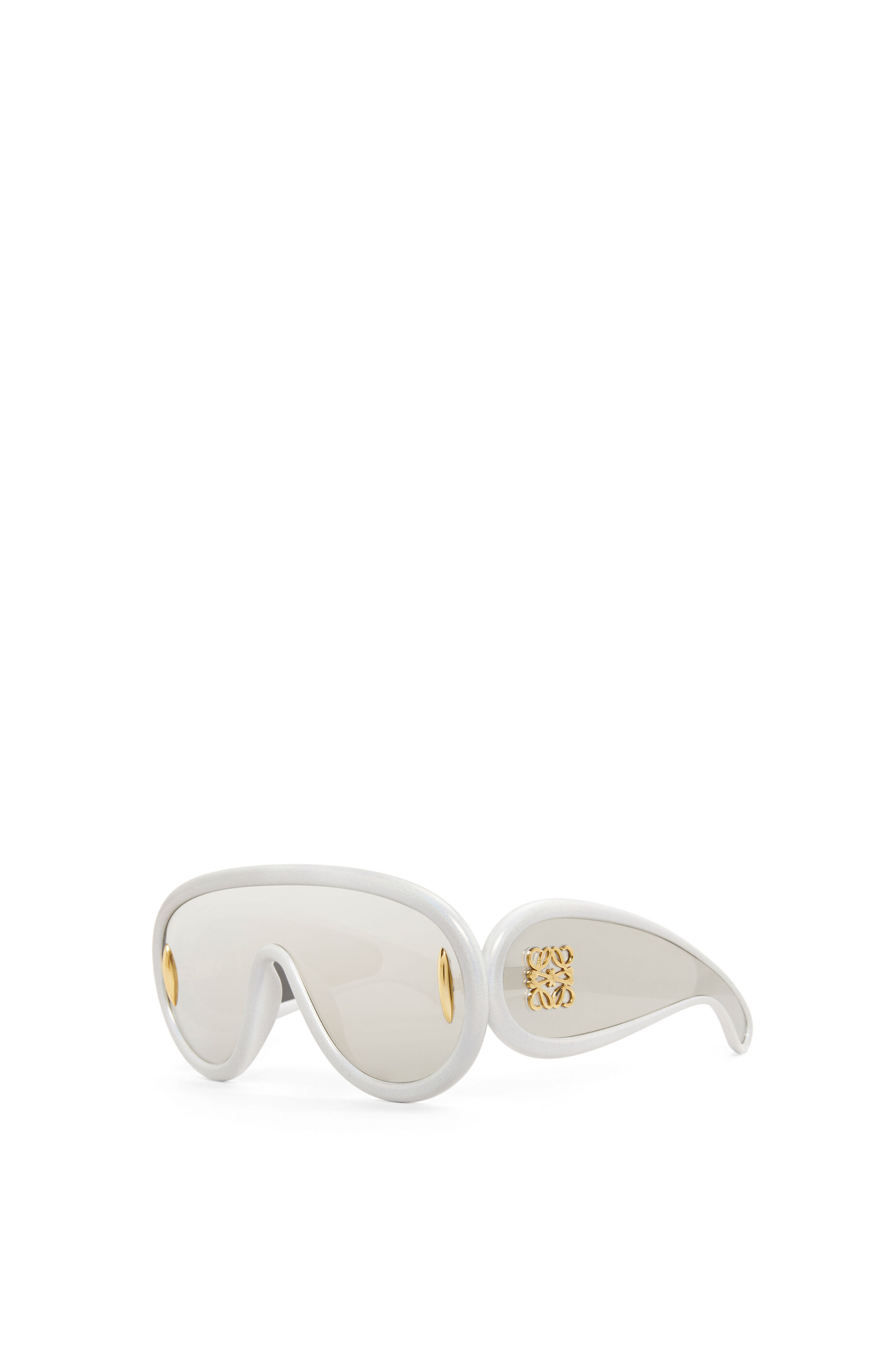 Wave Mask sunglasses White Holographic - LOEWE