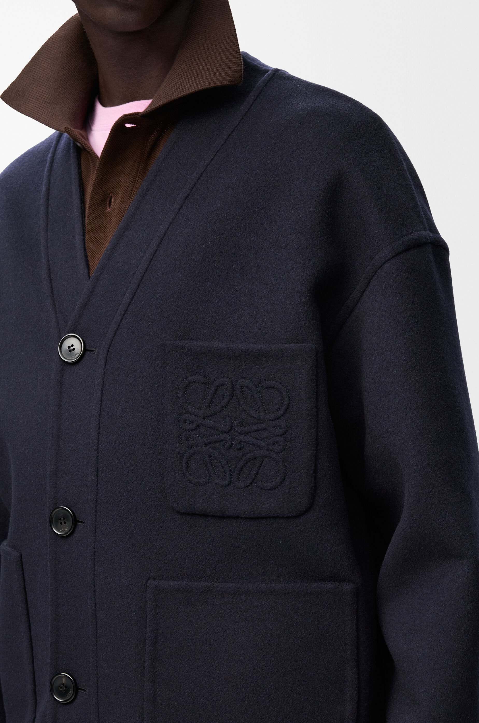 カーディガン（ウール&カシミヤ） ブルー - LOEWE