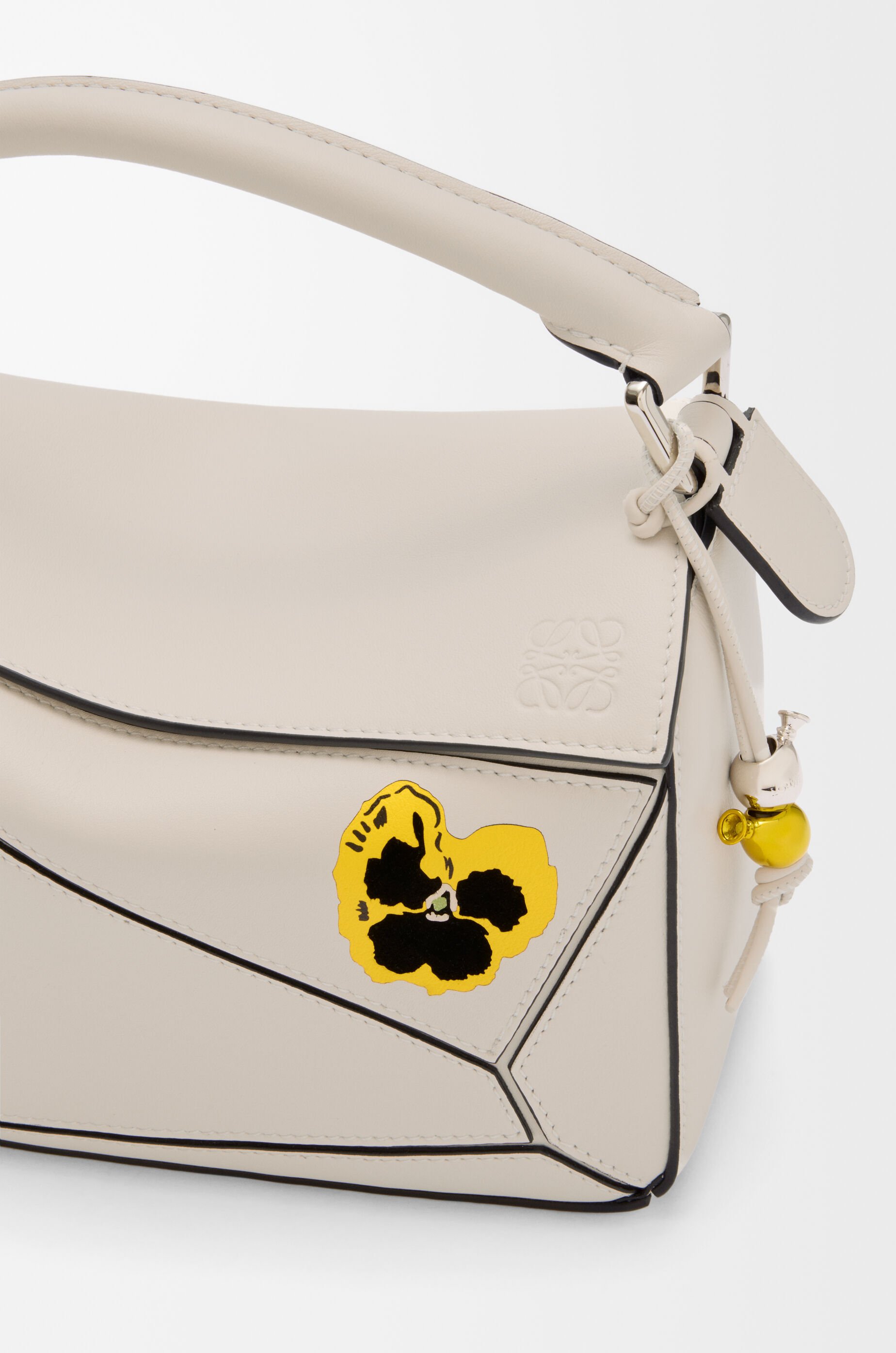 Puzzle 10 Joe Brainard re-edition in classic calfskin White