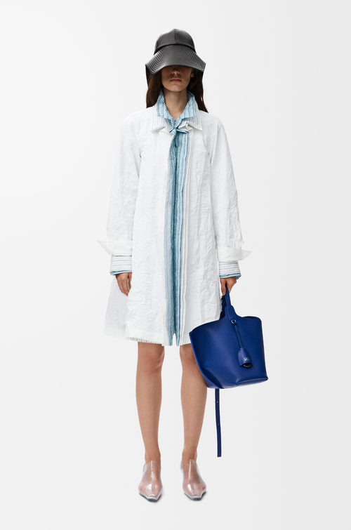 LOEWE Dress in technical cotton White