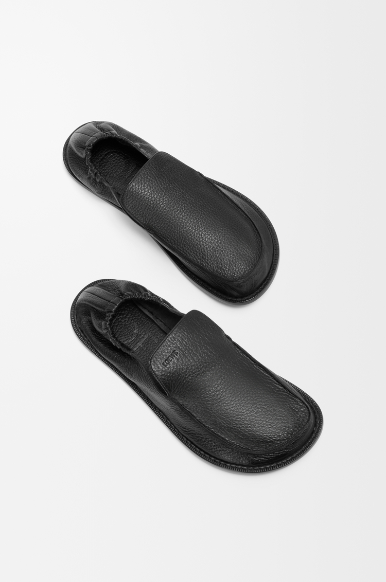 LOEWE Mocassins Flex en cuir de cerf Noir